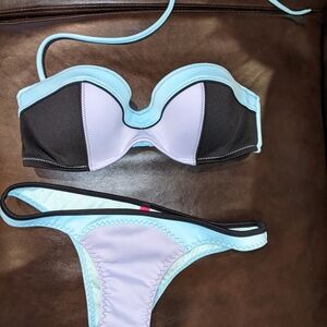 Victoria's Secret colorblock bikini set 34C/S